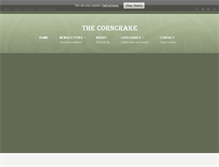 Tablet Screenshot of corncrake.org.uk